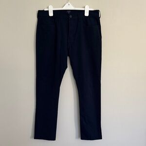 J. Crew Navy Straight-Leg Pants
